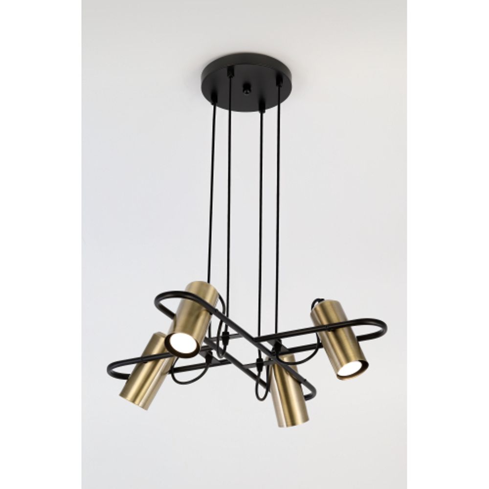 Светильник подвесной (подвес) Rivoli Elfriede 3101-304 4 * GU10 25 Вт модерн потолочный