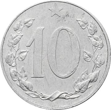 10 геллеров 1953 Чехословакия