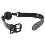 Кляп шарик дышащий Ball Gag черный