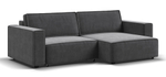 Угловой диван BOSS SOFT MODOOL велюр Monolit серый