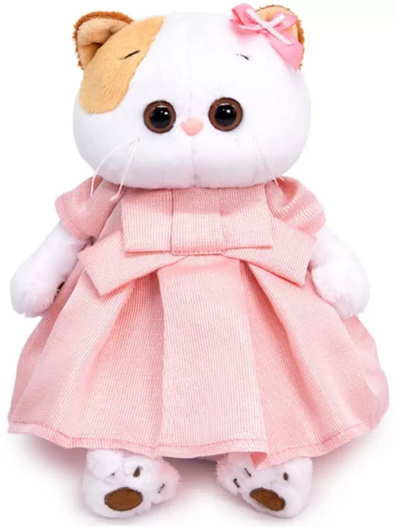 Мягкая игрушка Кошечка Ли-Ли в розовом платье 24 см