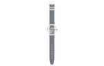 SWATCH Quartz Movement Unisex Watch 41mm Skeleton Dial Plastic Watch Case Silicone Strap
