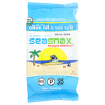 SeaSnax, органические водоросли, нерафинированное оливковое масло высшего качества и морская соль, 5 г (0,18 унции)