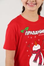 Фуфайка (футболка) для девочки Карнавал-1 Виотекс КРАСНЫЙ