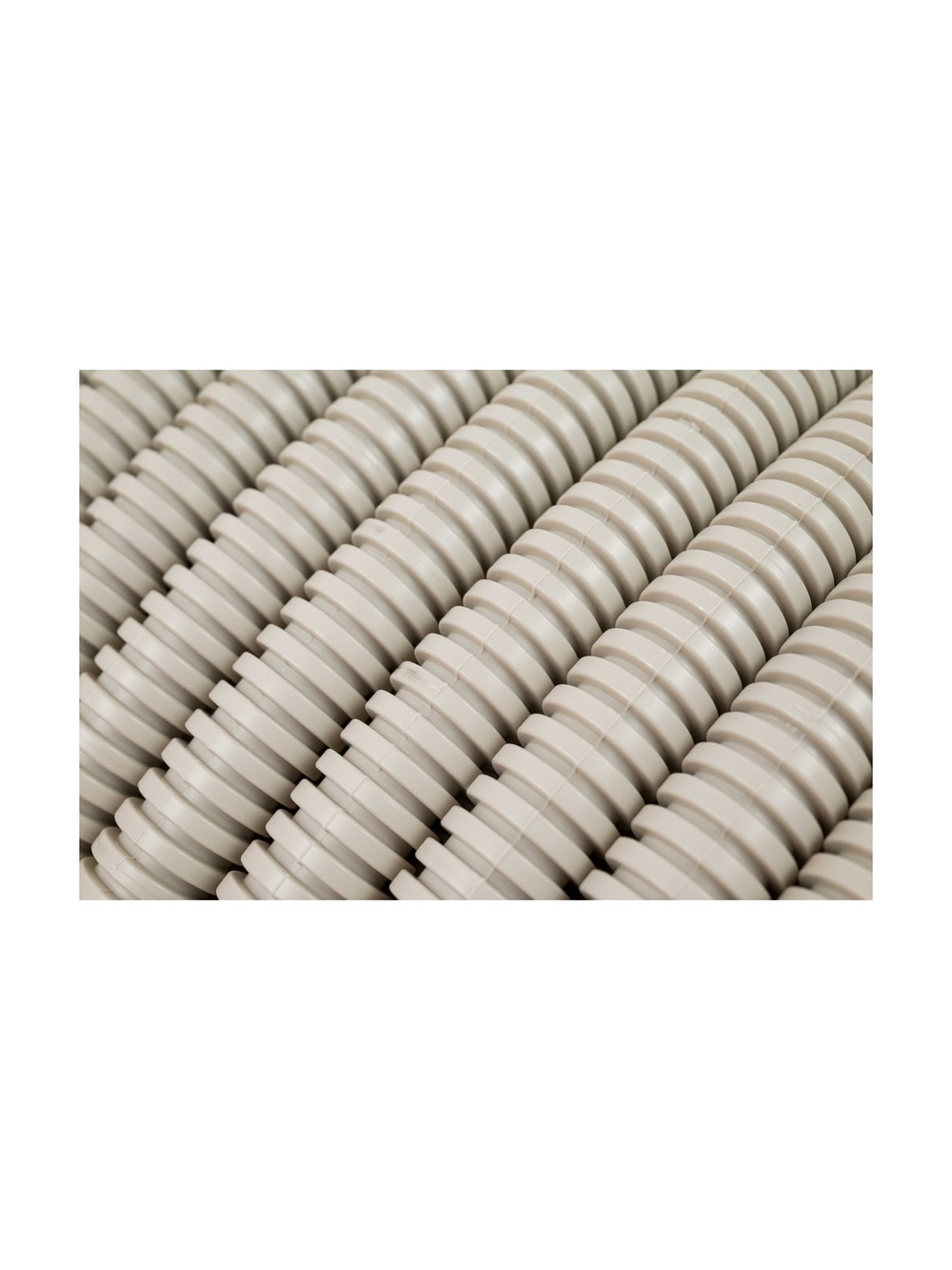 Гофрированная труба ПВХ Gigant тяжелая серая D20 с зондом 100м 11120GI