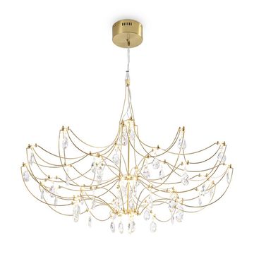 Люстра подвесная светодиодная 6W 3000K FR6138PL-L30BS латунь Amela Freya