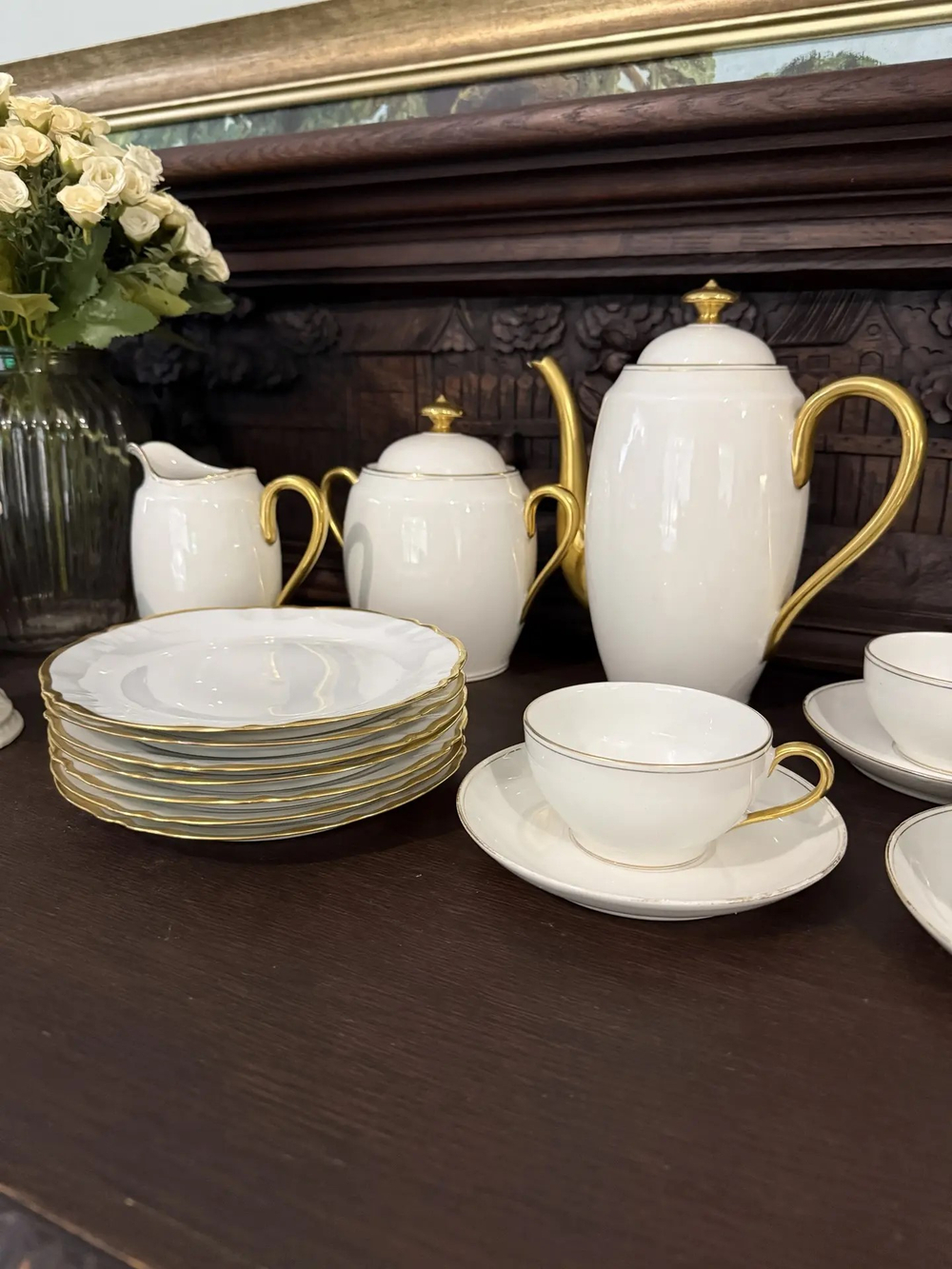 Чайный сервиз на 7 персон «Limoges»