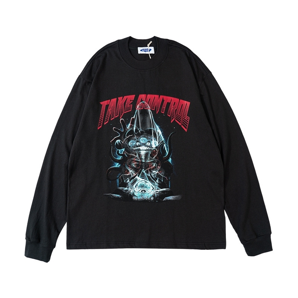 Лонгслив STUFF "Take control" OverSize
