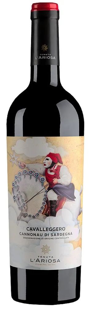 Л'Ариоса Кавалледжеро Каннонау сух крас 0,75 14% Ф.лли Рау Эс.эн.си Италия