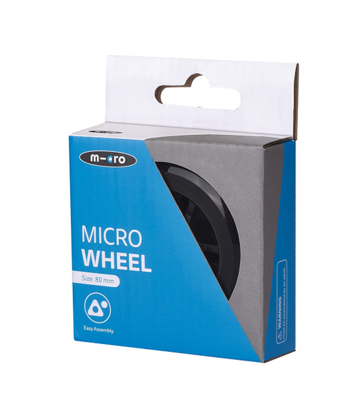 Колесо 80 мм прозрачное (блистер)