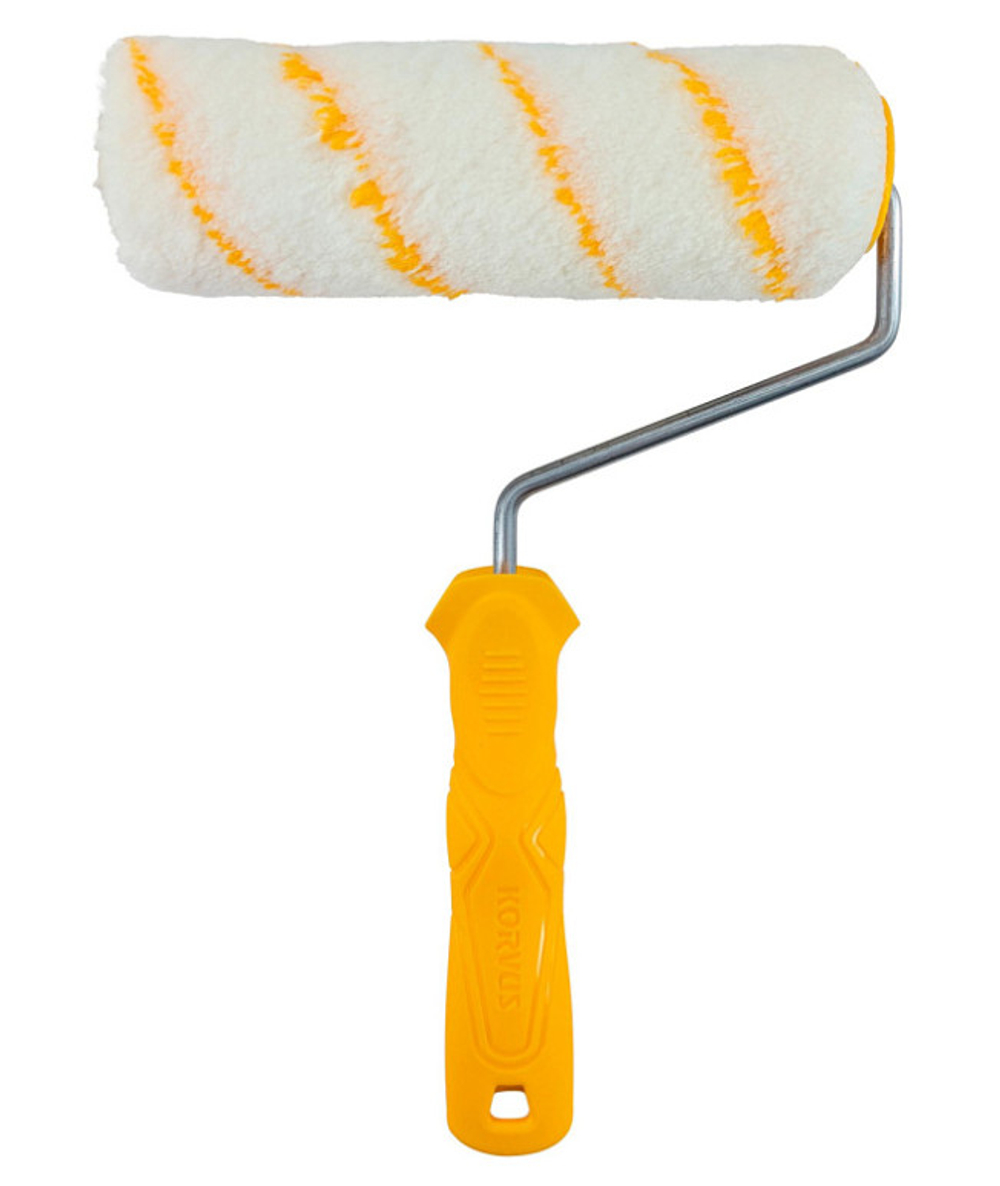 Валик с ручкой полиакрил 12*180*40 с желт. нитью