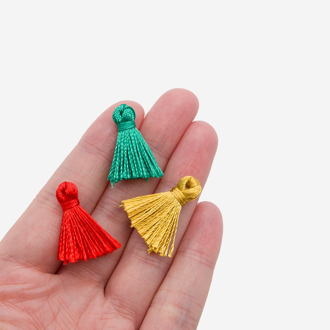 Кисточка декоративная, оттенок "Золотистый", 24*5мм, нейлон