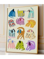 постер 30х40 см интерьерный на стену без рамок