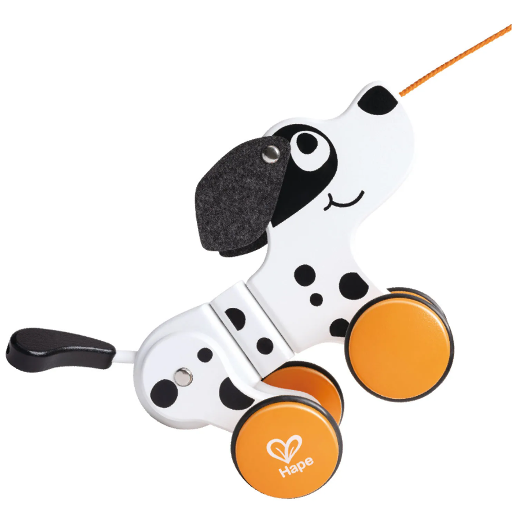 Детская игрушка Каталка на веревочке Собачка, серия "Зверики"