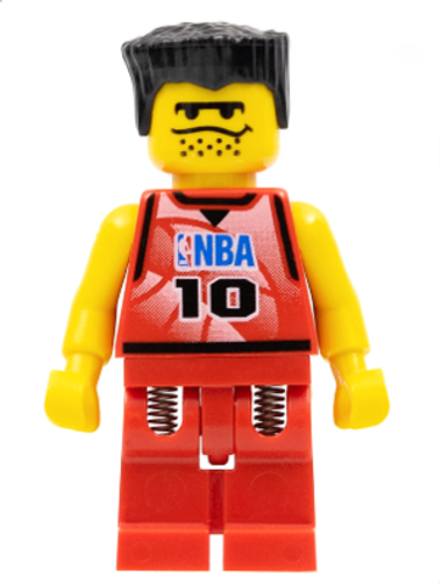 Минифигурка LEGO nba045 Игрок номер 10