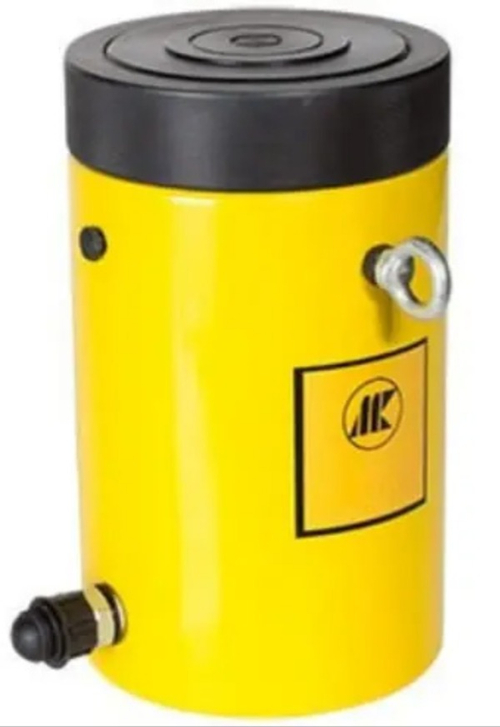 Домкрат грузовой Инстан с фиксирующей гайкой и пружинным возвратом штока ДГ600-100ПГ (600т, ход 100мм)