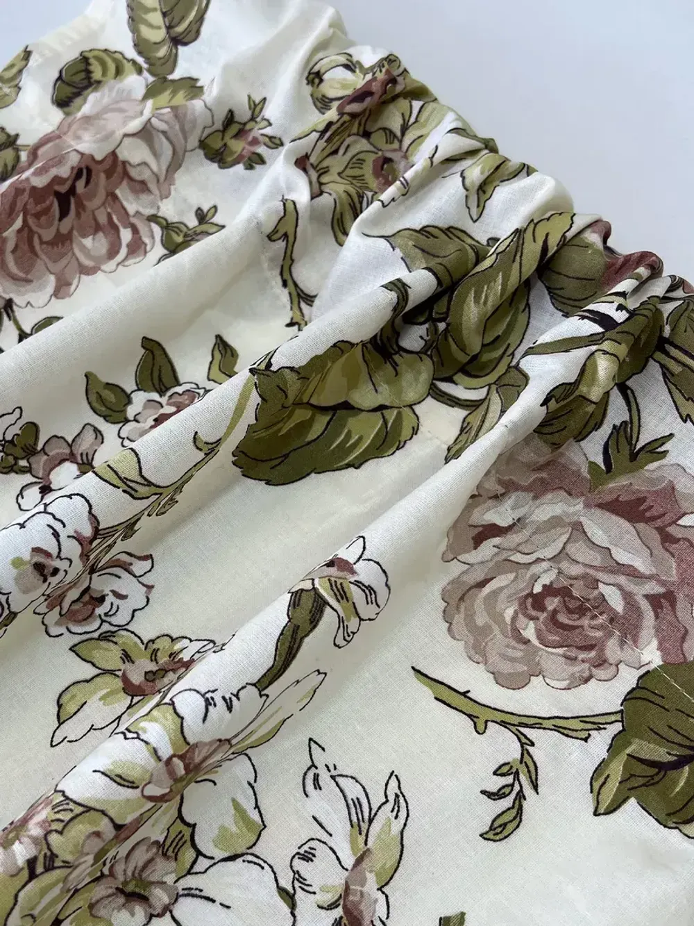 Штора тканевая на кухню, для спальни "Роза" 150х200 1шт