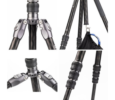 Штатив Benro Rhino FRHN24C с головой VX25, цанговые замки, карбон