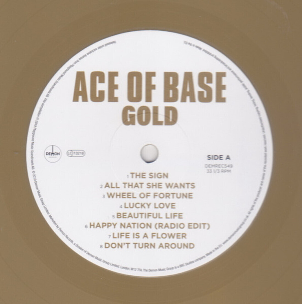 Ace Of Base / Gold (Limited Edition)(Coloured Vinyl)(LP)
