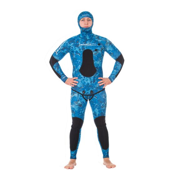 Гидрокостюм Marlin Camoskin Pro Ocean Blue 3 мм синий