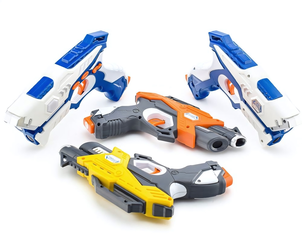 Набор инфракрасного оружия на бат. 4 бластера 52*33*6см, коробка JB202409