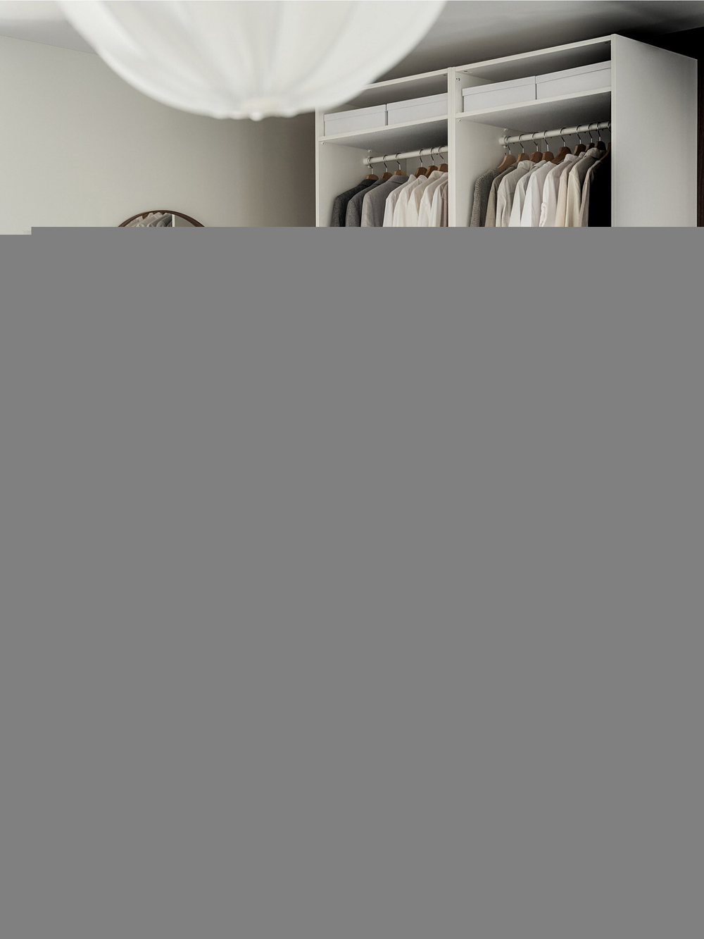 Гардероб PAX IKEA (комбинация) с 5 ящиками 150x58x236 см (белый) 150*58*236 см, Белый   Фиеста