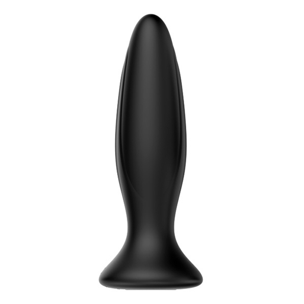 Черная анальная вибропробка 12,8см Mr.Play Vibrating Anal Plug BI-040082-MR