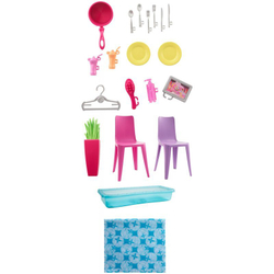 Barbie Dollhouse складной кукольный домик FXG54