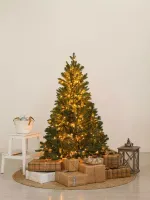 Елка с гирляндой «Барокко» (Литая+пвх) 150 см / 1,5 м