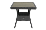 Стол пластиковый Ola Dom арт.S-GS03 76x76см квадратный (антрацит)