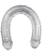 Фаллоимитатор двойной Twin Peaks, прозрачный (Цвет: прозрачный)