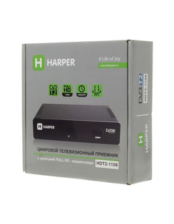 HARPER HDT2-1108 (DVB-T2 HD / SD. Электронный гид и функция Родительский контроль. Видео рекордер для записи телевизионных программ)