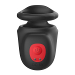 Черное эрекционное виброкольцо 3,5см I-Moon MY-922