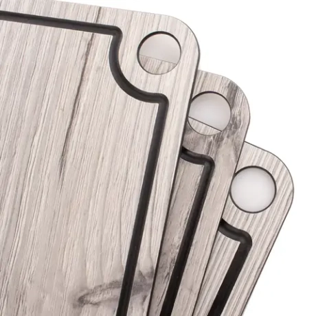 Набор разделочных досок на подставке 3шт ComposeEat Elegance белое дерево