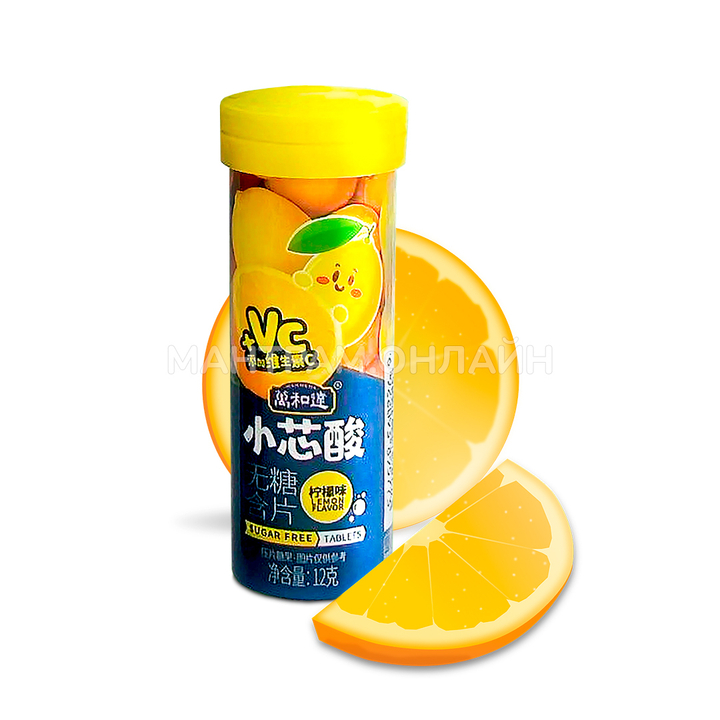 Конфеты драже Wanheda Lemon Flavor вкус лимон 25 г