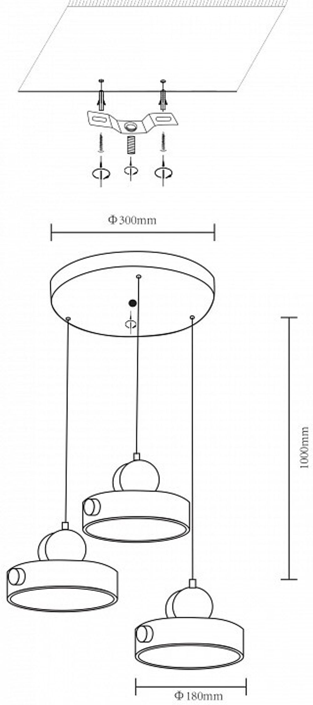 Подвесной светильник Velante Velante 447-006-03
