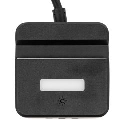 S-GCD2-1.5SBUH BLACK Удлинитель серии Standard. с-з. шнур 1.5м. 2 гнезда. 3 USB. 16А. держатель для телефона. Черный. ТМ Uniel