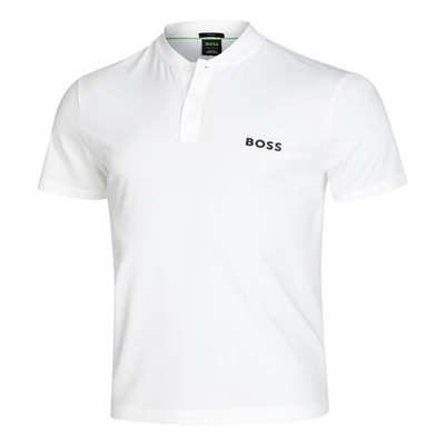 Мужское теннисное поло BOSS Pariq MB 1 Polo Men - White