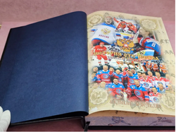 "Хоккей. История и современность" Книга в кожаной обложке в подарочном коробе