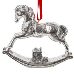 GAEM Фигурка декоративная подвесная "Лошадка-качалка", L10 W2,5 H8,5 см, 2в.