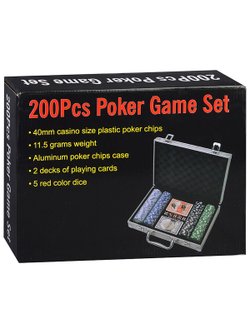 Набор для игры в покер 200 фишек (00-4950)