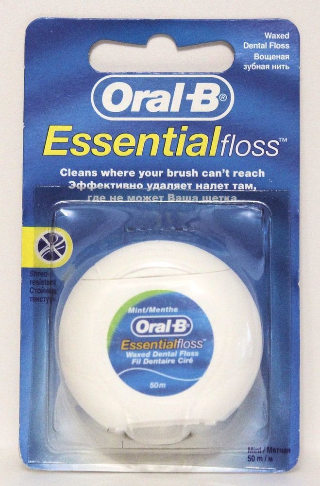 Oral-B зубная нить Waxed Dental Floss Вощеная