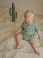 Песочник вязаный из хлопка, Серо-зеленый