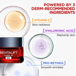 L’Oreal Paris Revitalift Laser X3 - интенсивно питательный крем для лица на день /   50  ml  / GTIN 3600522895114