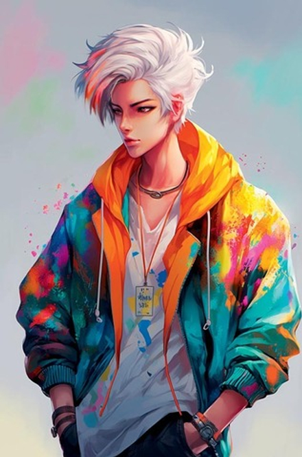 Открытка "Парень"/5шт 0573.052