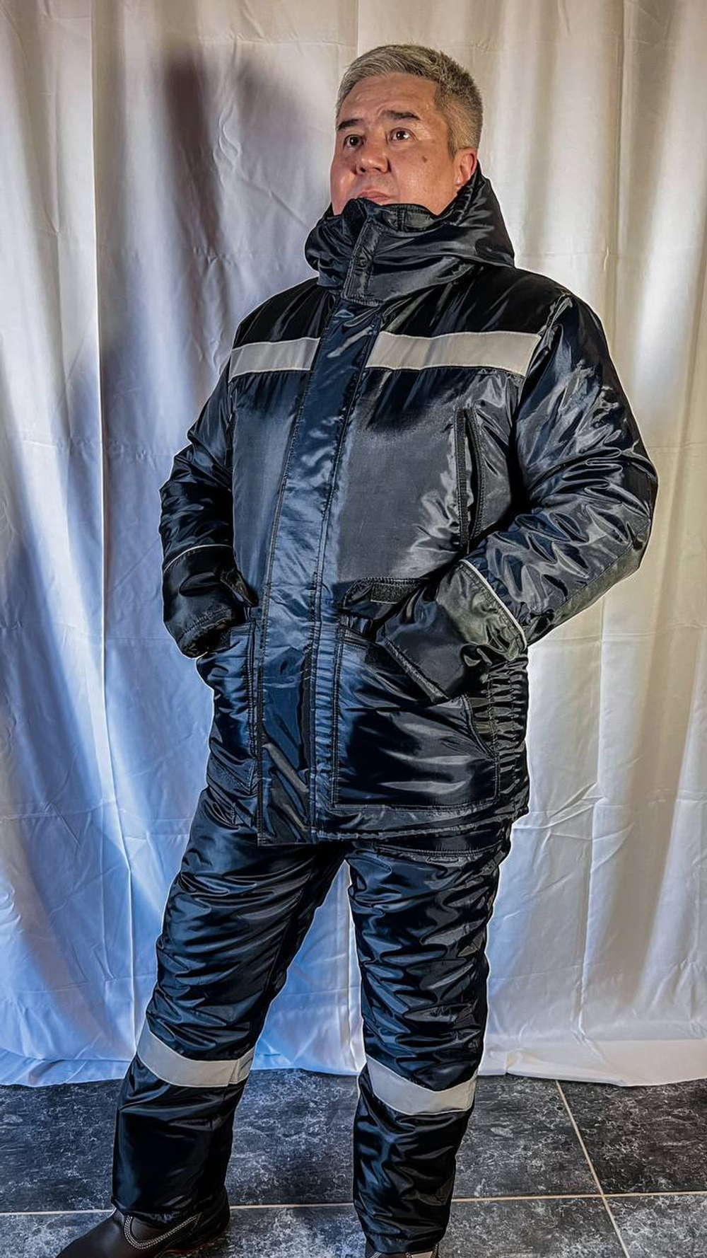 Костюм зимний "Монблан" синий (UZ)