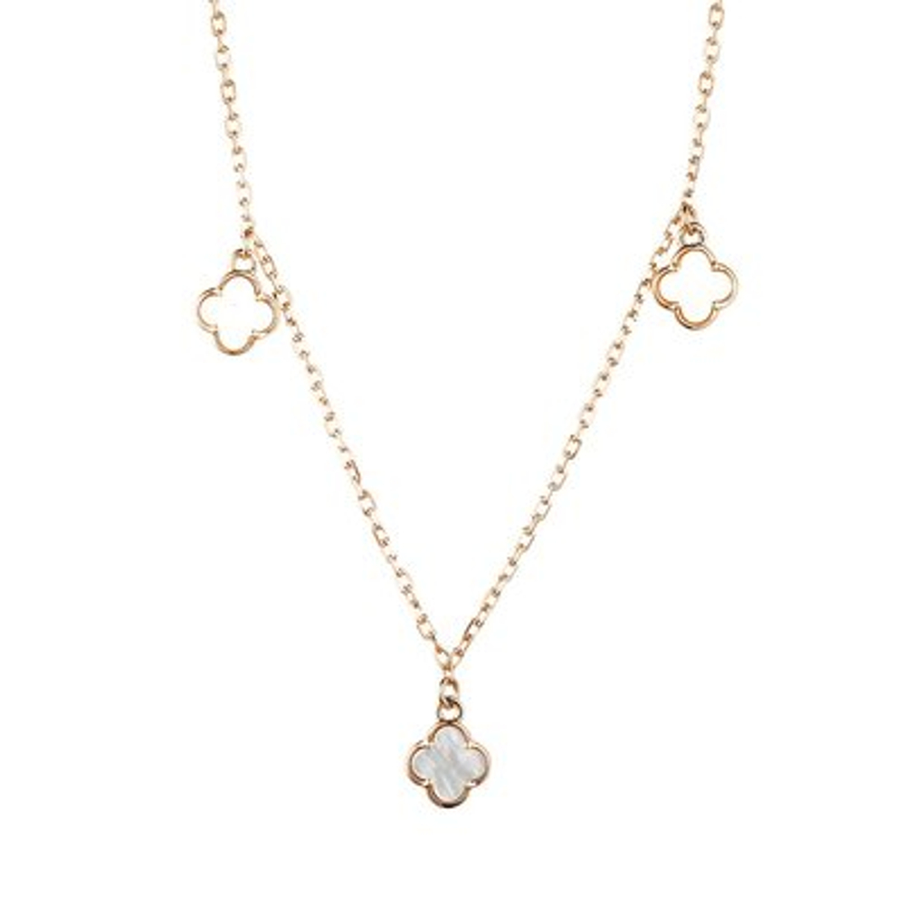 Колье из золота с перламутром