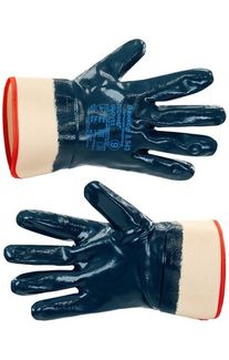 Перчатки-краги защитные «Ванкор» с полным нитрильным покрытием, арт. 8.543