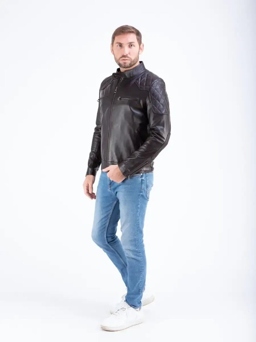 Куртка мужская кожаная натуральная