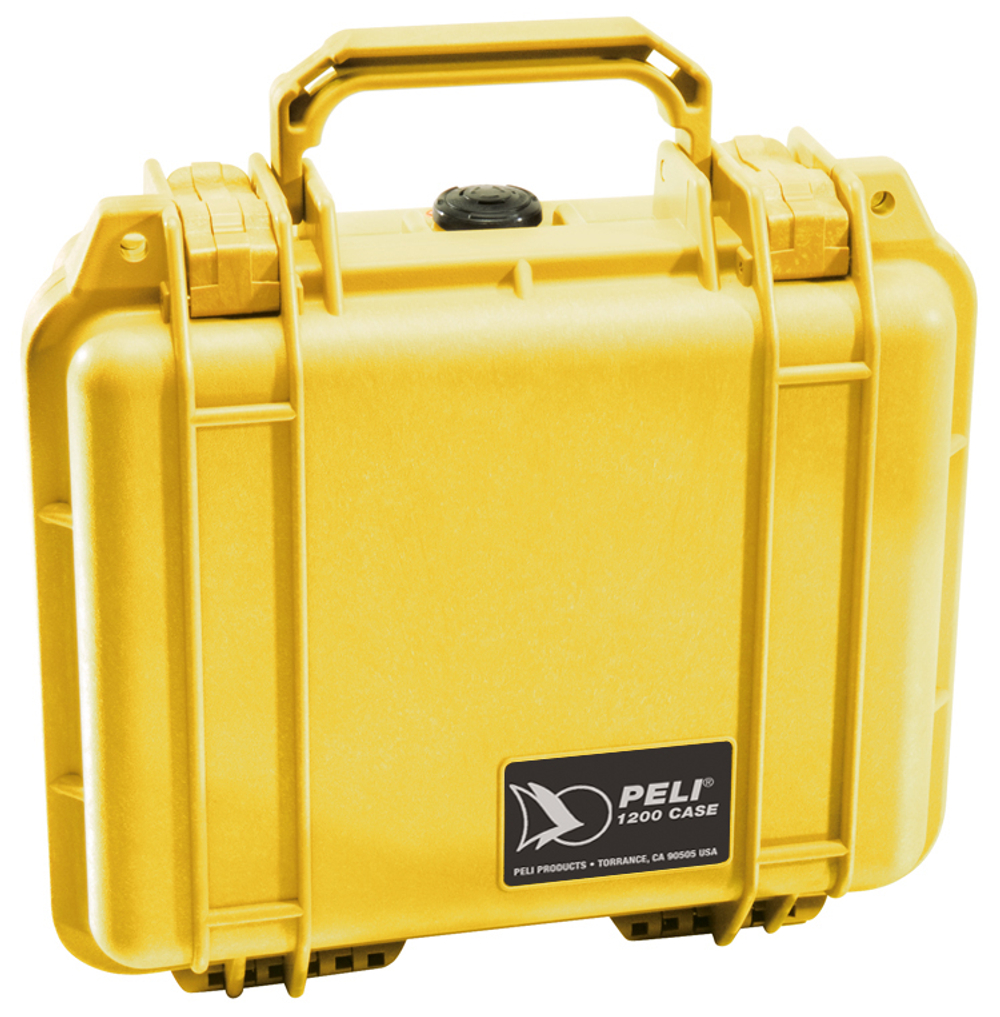 Защитный кейс Peli™ 1200 желтый пустой
